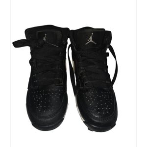 Air Jordan Black I Mid Kids Cleats
